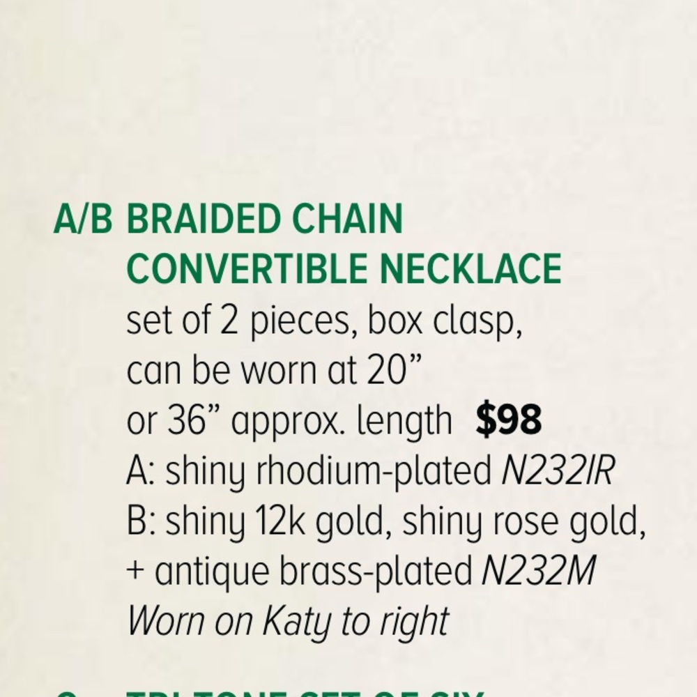 Braided Chain Convertible Necklace - Picture 6 of 6
